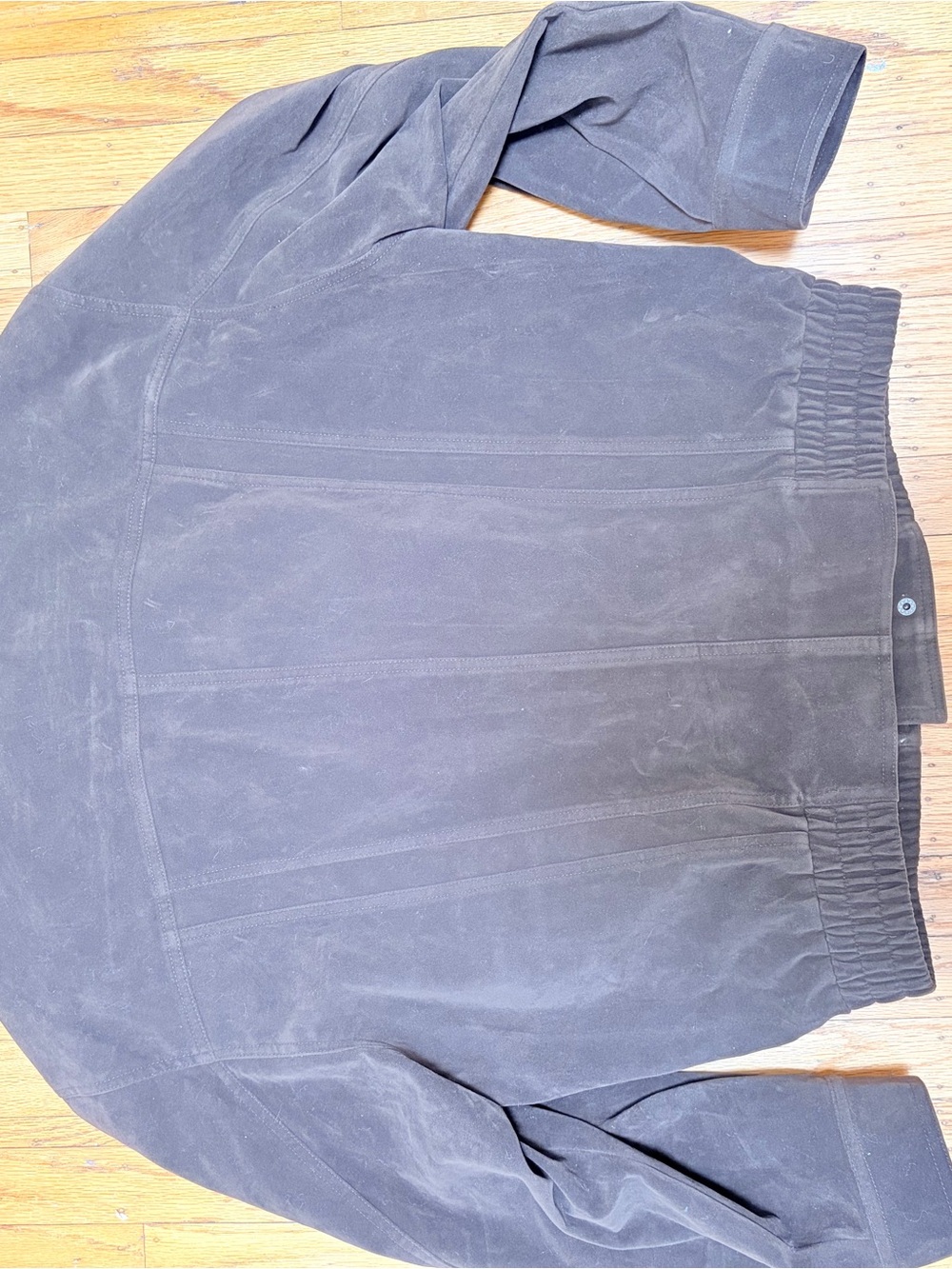 Source Unknown Suede Effect Bomber Jacket, OS - Picture 5 of 7